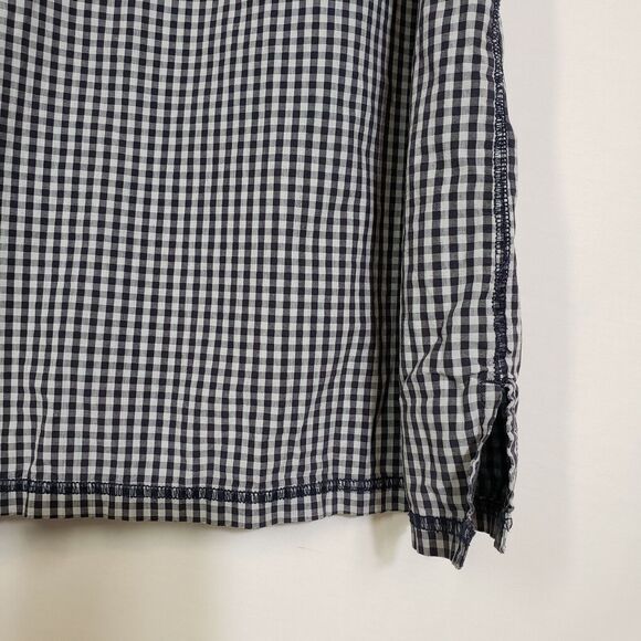 Tommy Jeans Mens Shirt Size XL Blue Button Up Pocket Short Sleeve Gingham Check - Picture 8 of 10